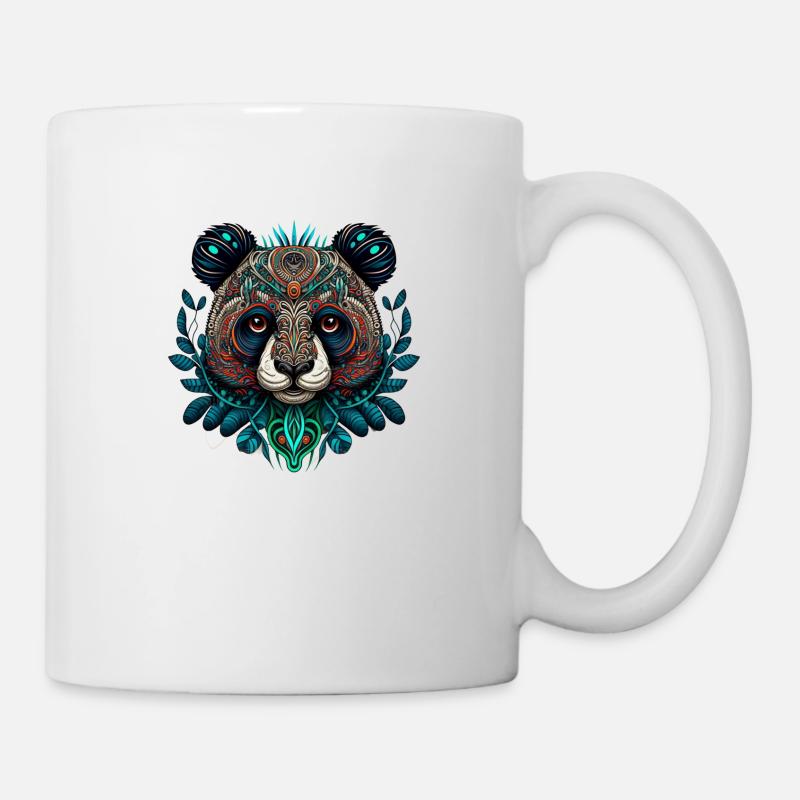 Pandala's cute panda - Mug - white