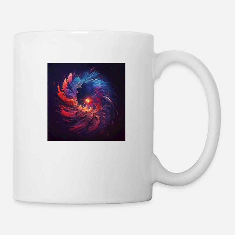 Chromatic Starburst - Mug blanc - blanc
