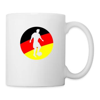 Fussballer Deutschland - Tasse - Weiß - Rechts