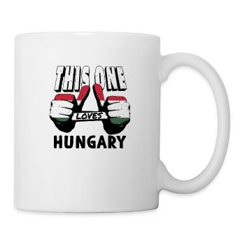 Ungarn Flagge Ungarische Fahne Balaton Hungary - Tasse - Weiß - Rechts