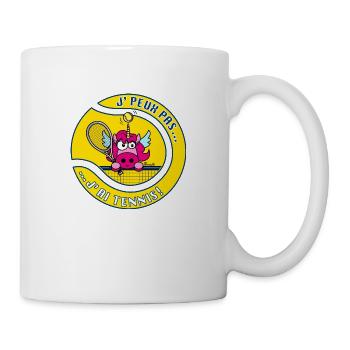 Licorne Rose, Tennis - Mug blanc - blanc - Droite