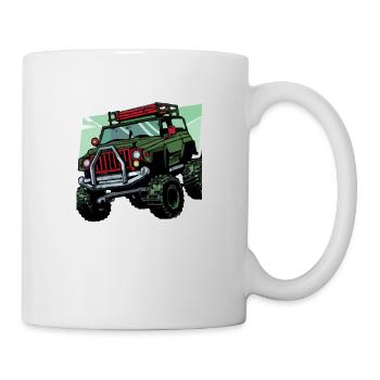 4X4 equipped - Mug - white - Right