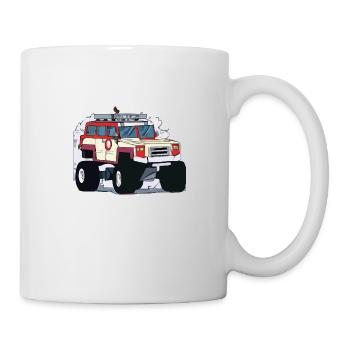 4X4 fully equipped - Mug - white - Right