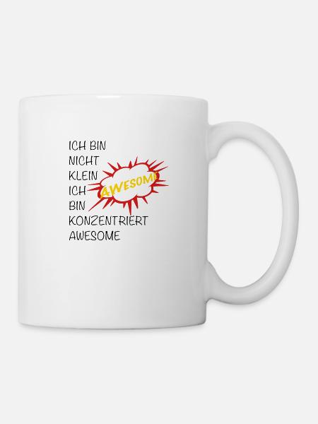 Konzentriert Awesome - Tasse - Weiß