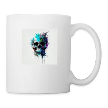 Crane abstrait n°5 - Mug blanc - blanc - Droite
