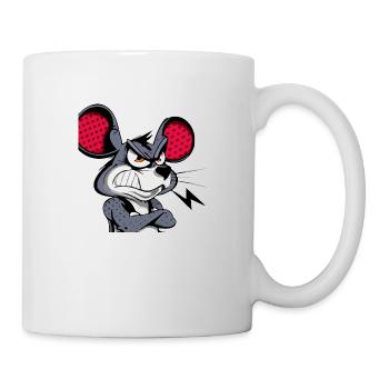 Kok die mürrische Ratte - Tasse - Weiß - Rechts