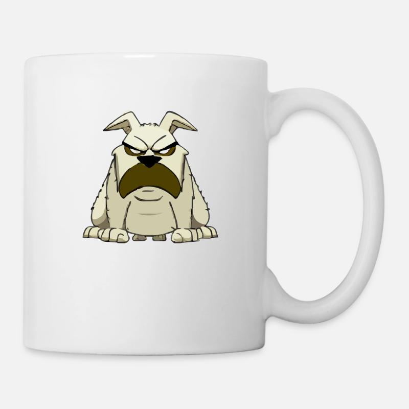 Xilo le chien grognon - Mug blanc - blanc