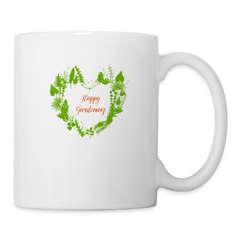 Bon jardinage - Mug blanc - blanc - Droite