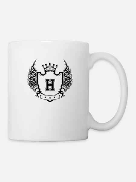 Wappen H - Tasse - Weiß