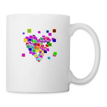 Pixel Heart - Mug - white - Right