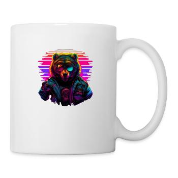 Retro Emblems - Animal - Pilot Bear - Mug - white - Right