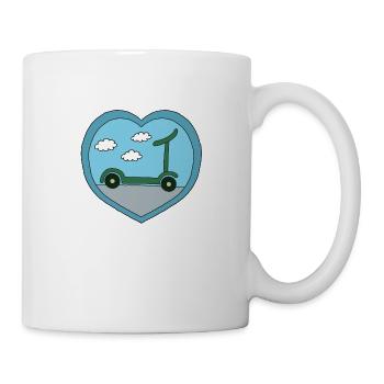 Blue Roller Design - Mug - white - Right