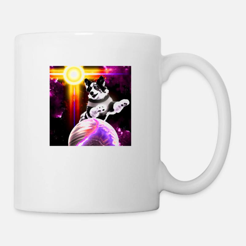 Chien de l’espace - Mug blanc - blanc