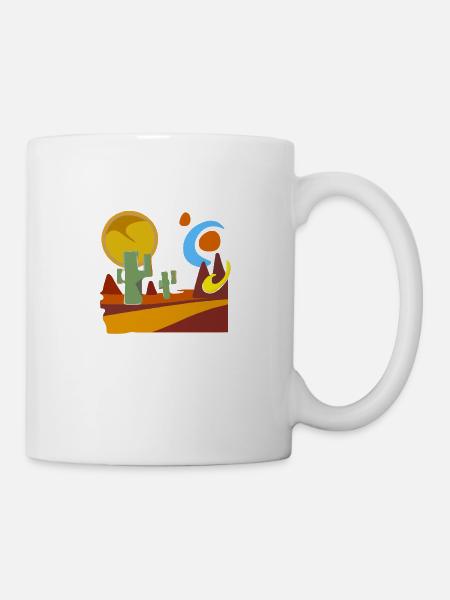 Fantastische Landschaft - Tasse - Weiß