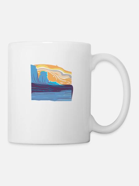 Fantastische Landschaft - Tasse - Weiß