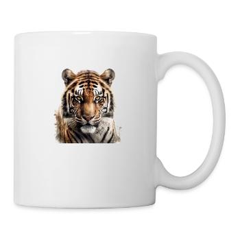 Bengalischer Tiger - Tasse - Weiß - Rechts