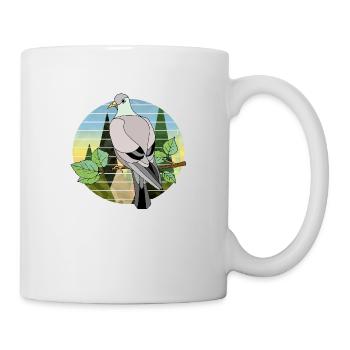 Oiseau - Mug blanc - blanc - Droite