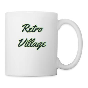 Retro village - Tasse - Weiß - Rechts