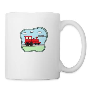Paysage de Zoug - Mug blanc - blanc - Droite