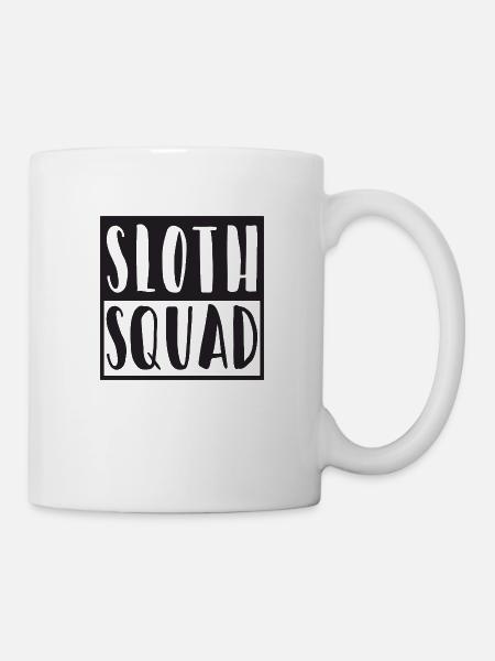 Sloth Squad - Tasse - Weiß