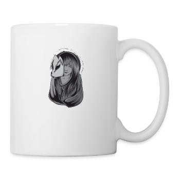 Japanische Geisha-Kunst - Tasse - Weiß - Rechts