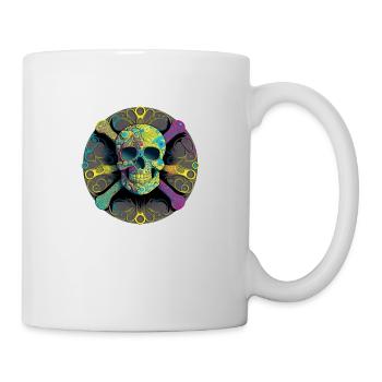 Skull and bone - Mug - white - Right