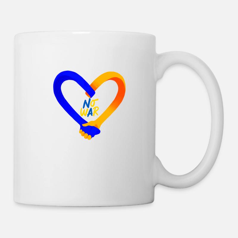 Arrêtez la guerre - Mug blanc - blanc
