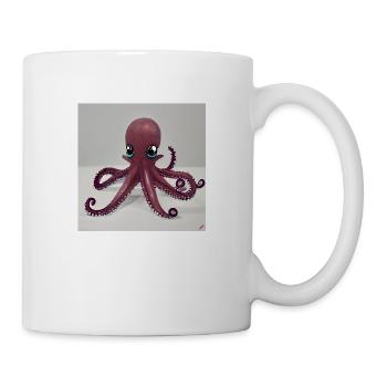 Octopus - Tasse - Weiß - Rechts