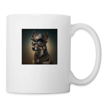 Schaferhund - Tasse - Weiß - Rechts