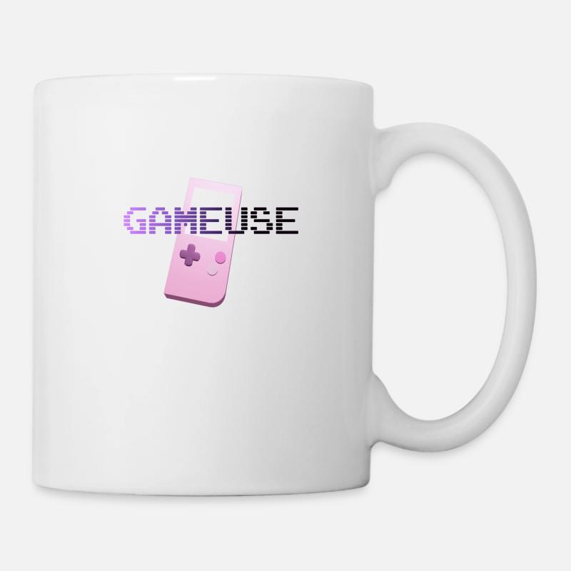 Retro-Gaming-Spieler - Tasse - Weiß