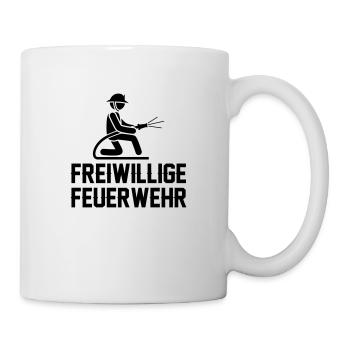 feuerwehr freiwillige - Tasse - Weiß - Rechts