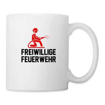 feuerwehr freiwillige - Tasse - Weiß - Rechts
