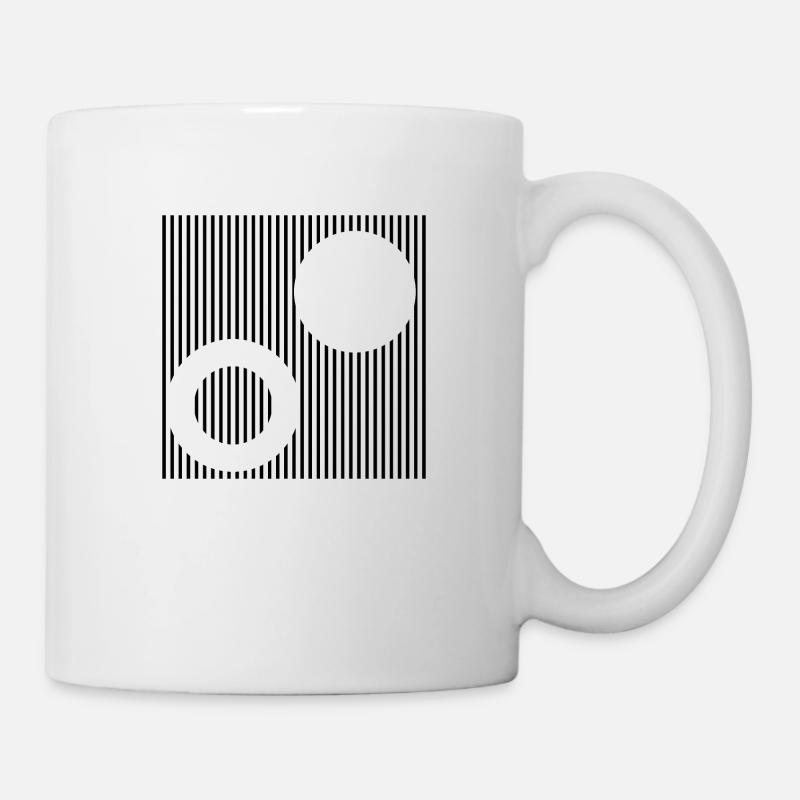 Stripes - Tasse - Weiß