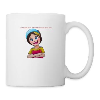 Anders sein - Tasse - Weiß - Rechts