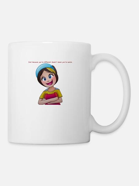 Anders sein - Tasse - Weiß