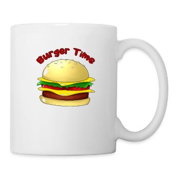 Burger Time - Mug - white - Right