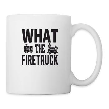 Qu’est-ce que le camion de pompiers - Mug blanc - blanc - Droite