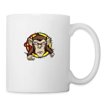 Craky le singe - Mug blanc - blanc - Droite