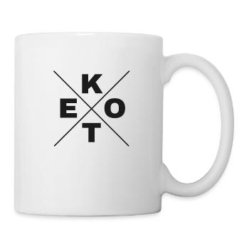 Keto Ernährung - Ketose - Tasse - Weiß - Rechts