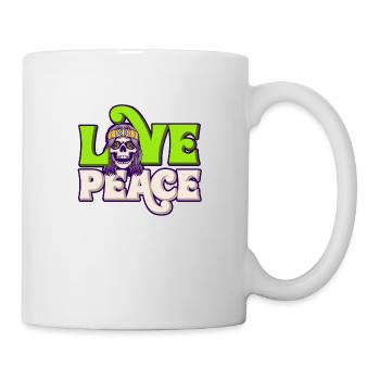 Hippie - Tasse - Weiß - Rechts