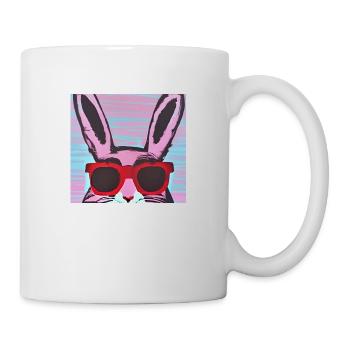 Chiller Hase - Tasse - Weiß - Rechts