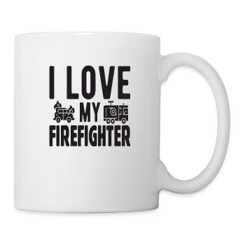 I love my Firefighter - Mug - white - Right