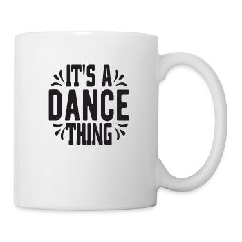 C’est un truc de danse - Mug blanc - blanc - Droite