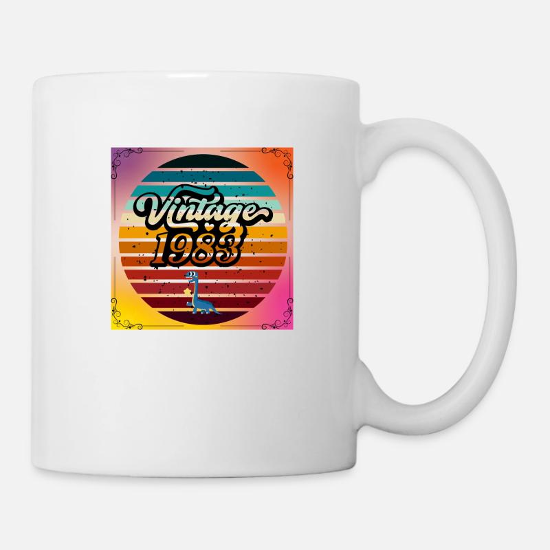 Verrückte 80er - Tasse - Weiß