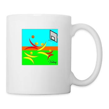 jeu de Basket - Mug blanc - blanc - Droite