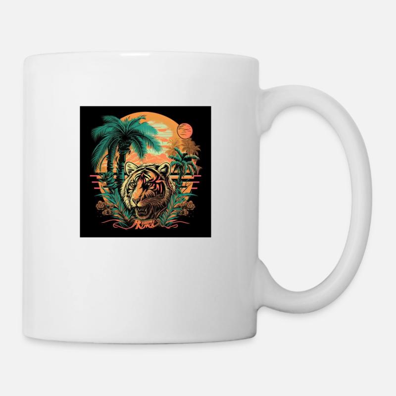 80s retro2 - Tasse - Weiß