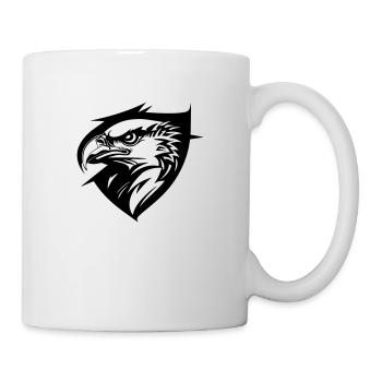 Eagle in profile - Mug - white - Right