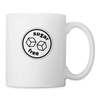 keto - zuckerfrei - sugarfree - Tasse - Weiß - Rechts