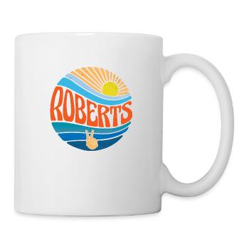 Roberts Hemd Vintage Sunset Roberts Groovy Krawatte - Tasse - Weiß - Rechts