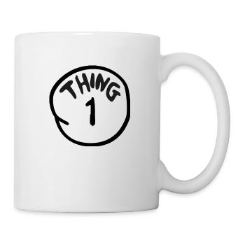 Dr. Suess Sache 1 - Tasse - Weiß - Rechts